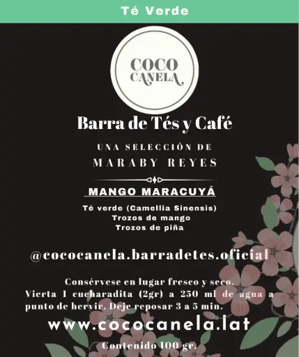 TE VERDE MANGO MARACUYA 100 GR